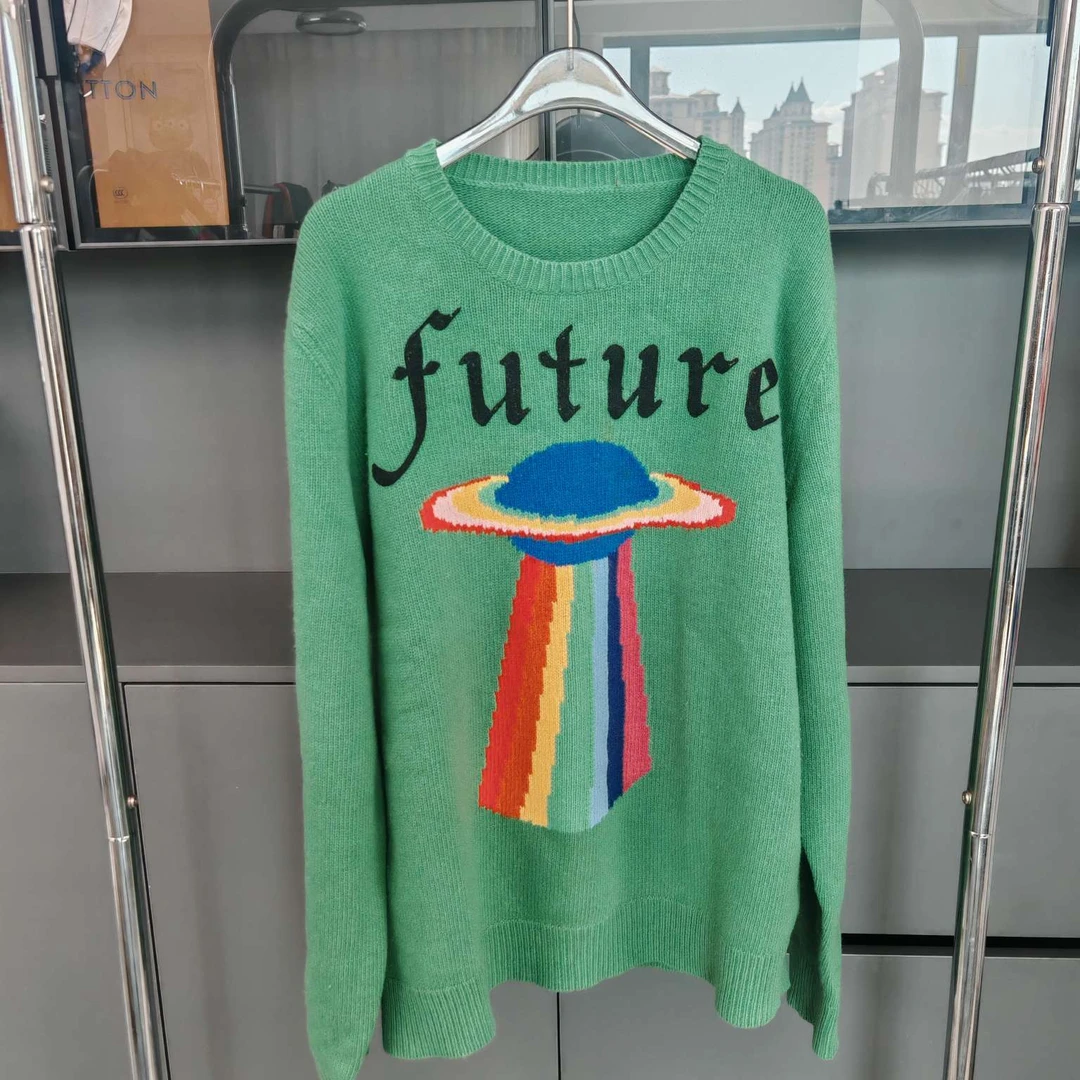 Gucci UFO秀款毛衣size：Xl状态95新领标没了