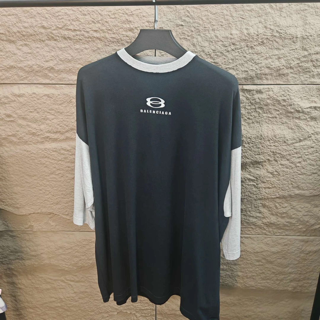 Balenciaga unity ss22 拼接双环短袖 size：2 状态：全新存放