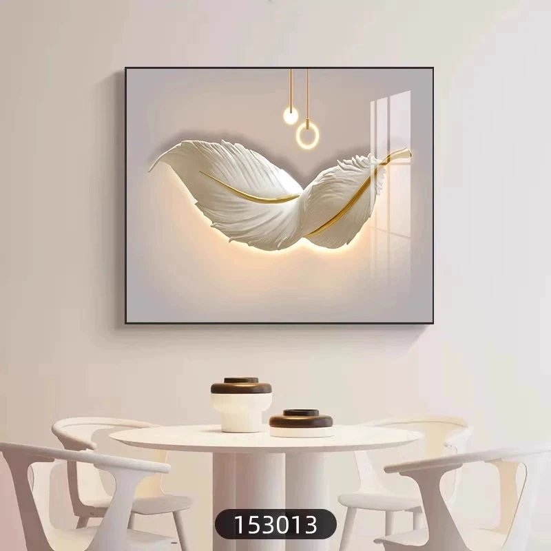 D33轻奢电表箱装饰画现代简约竖款遮挡配电箱新款空开电源箱挂画