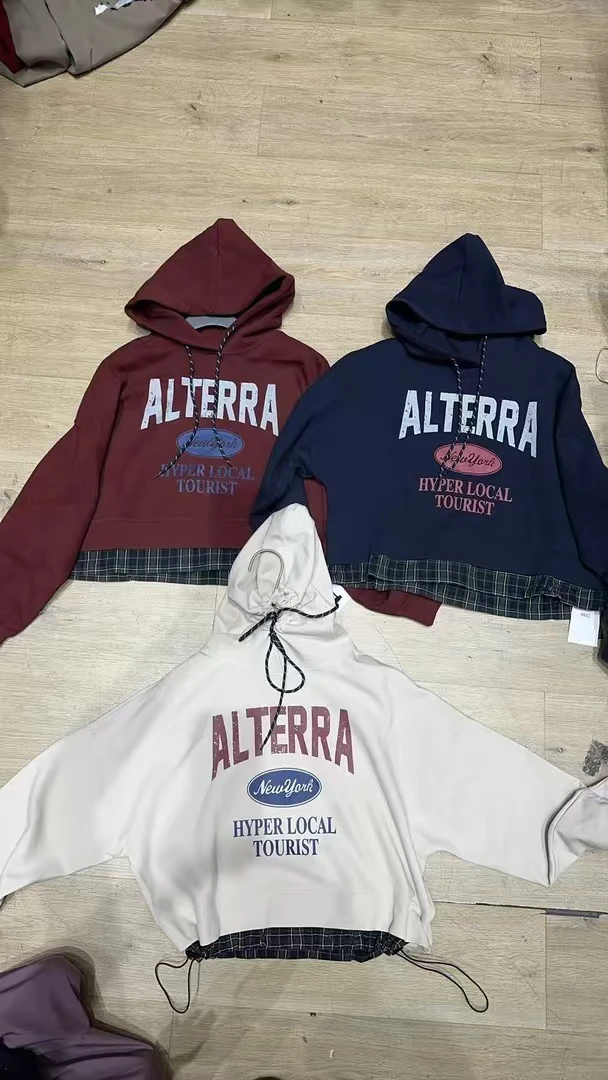 珍珍新品百搭带帽卫衣9842