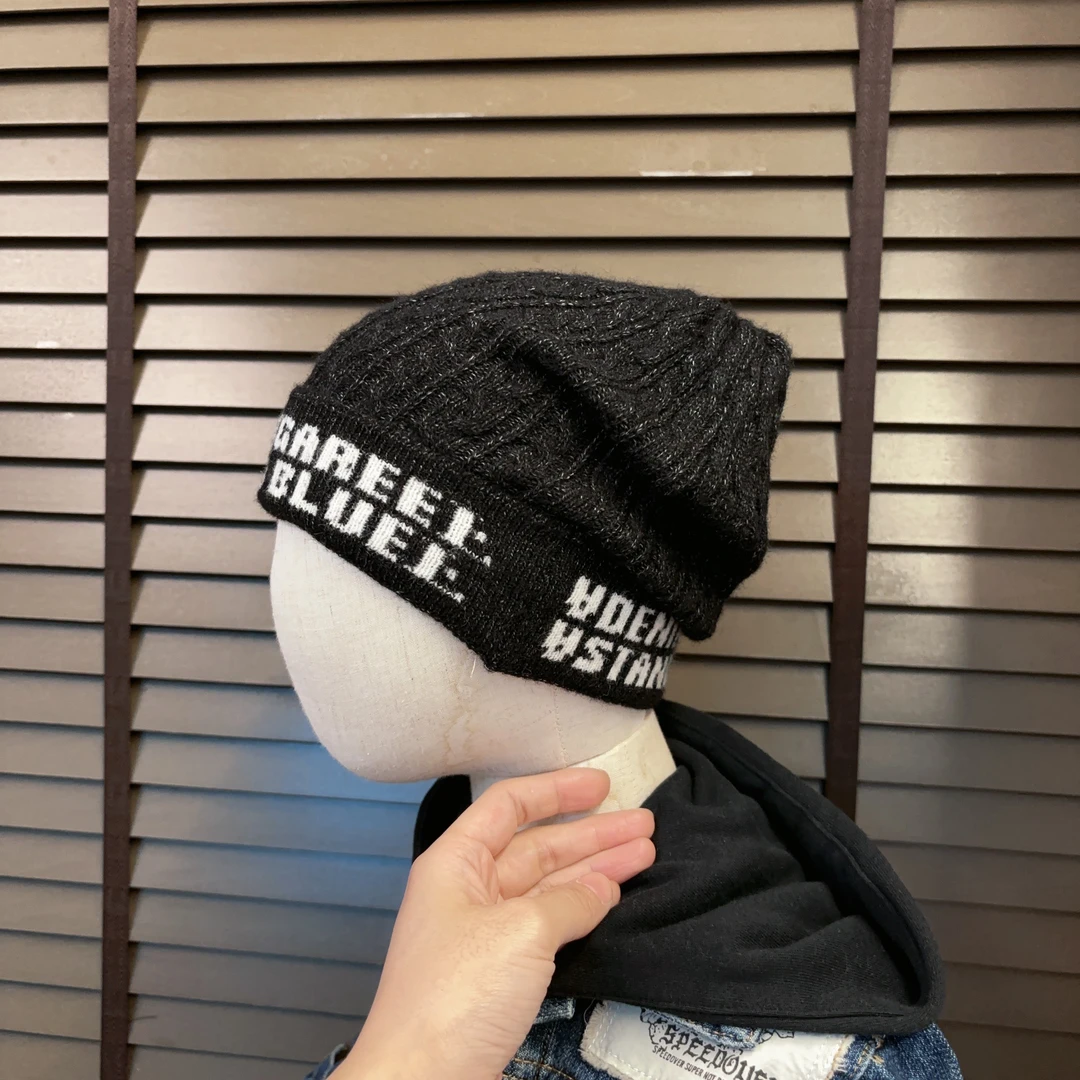 濮六六童装 男女童韩系洋气百搭款毛线帽 儿童堆堆帽