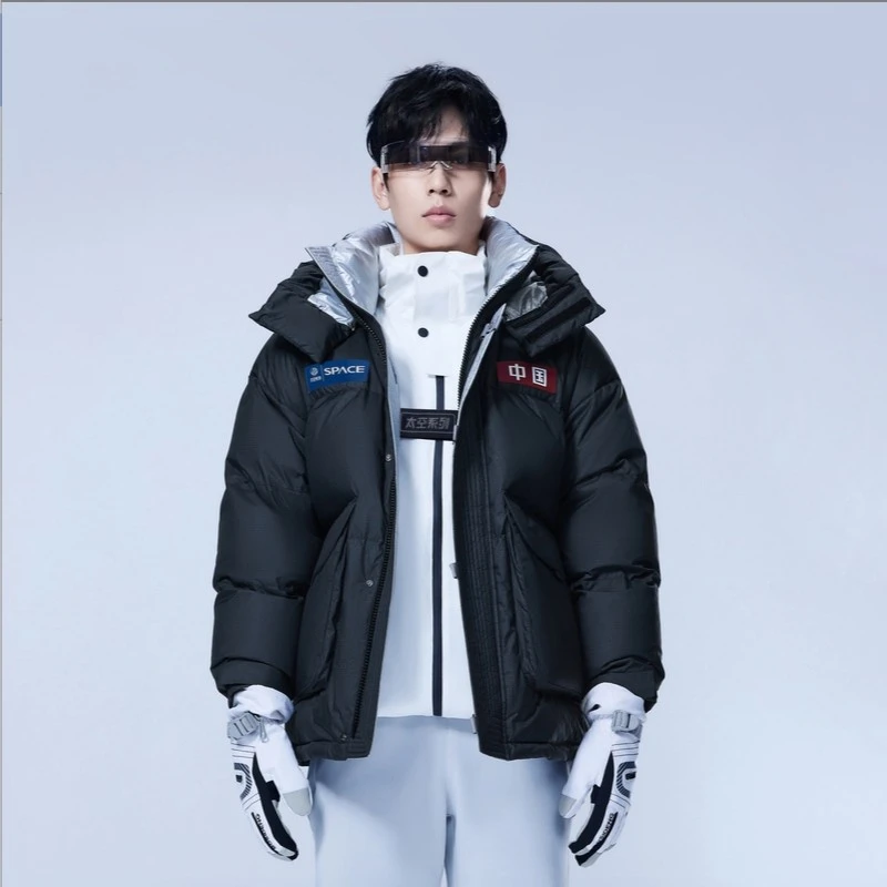 波司登太空系列潮流时尚保暖连帽秋冬联名款短款反季羽绒服男3610
