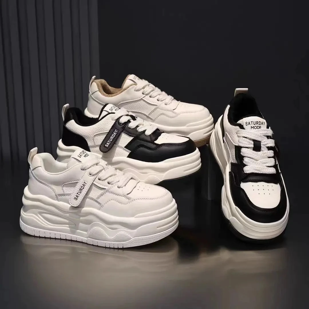 【四周年破价专属】2024新款春季厚底休闲百搭小白鞋女（达人）