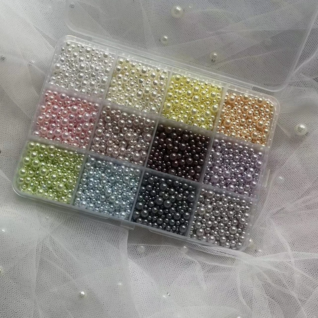 【高亮珍珠】高品 无孔 多色1.5mm 2mm/3mm/4mm/5mm 多规格  饰品