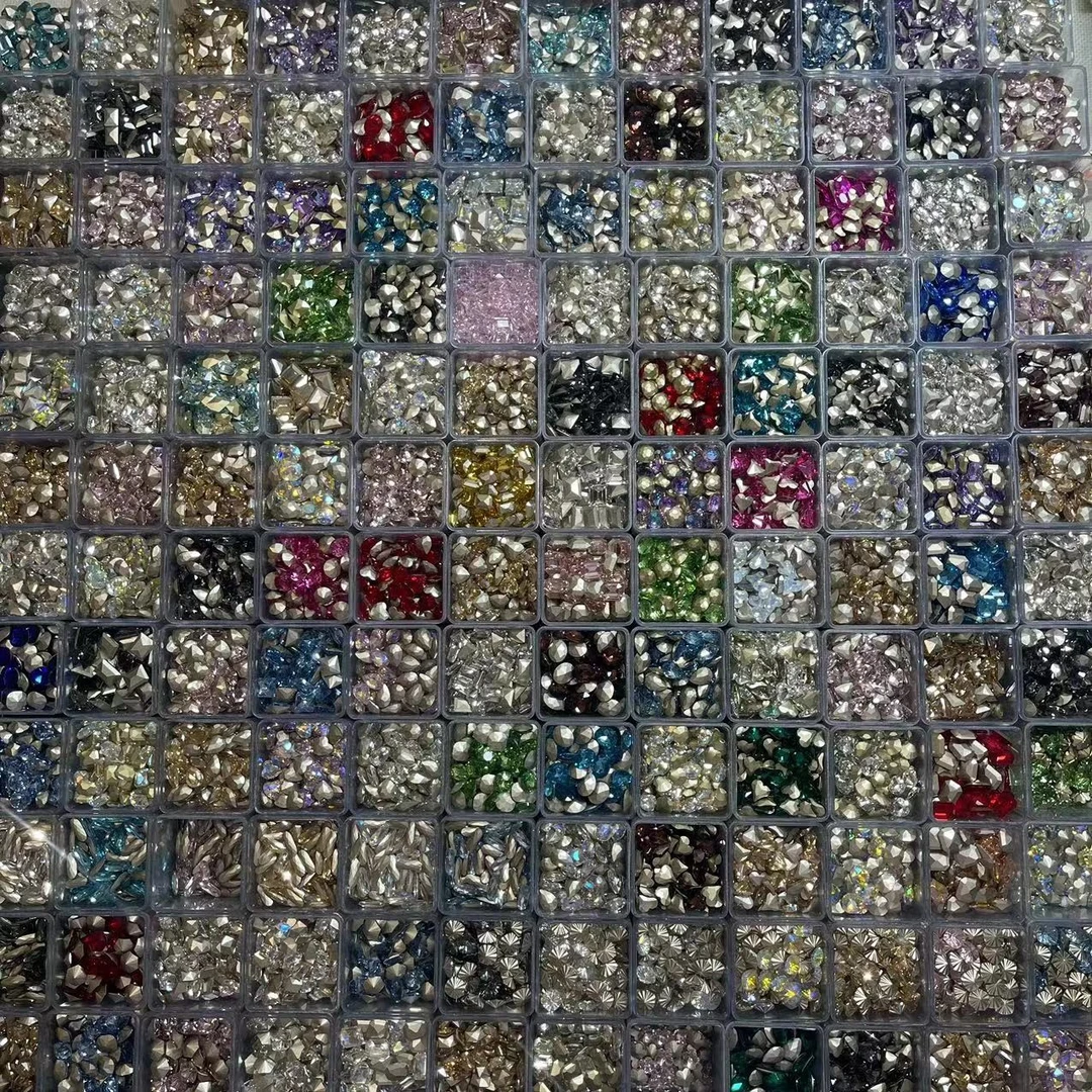 网红美甲  k9饰品钻  多形状   多规格美甲饰品  美甲钻