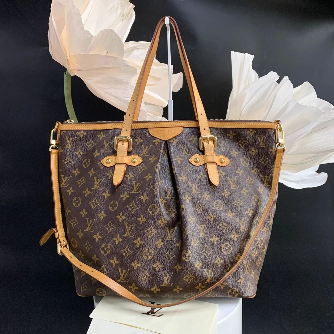 95新 LV 【成色还可以】lv parlemo tote手提5353