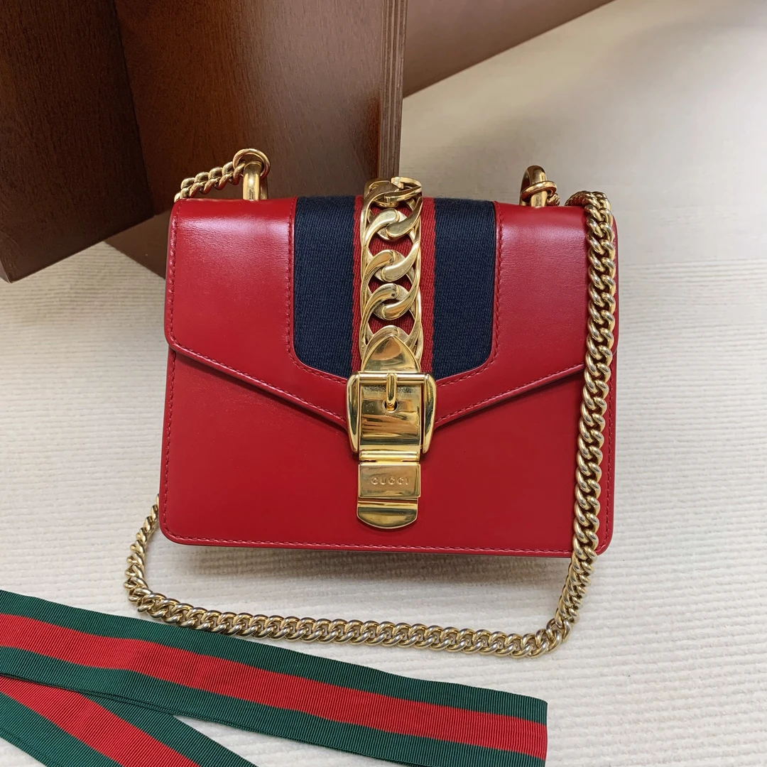 95新 GUCCI/古驰 【98新】gucci sylvie小号在售 3252
