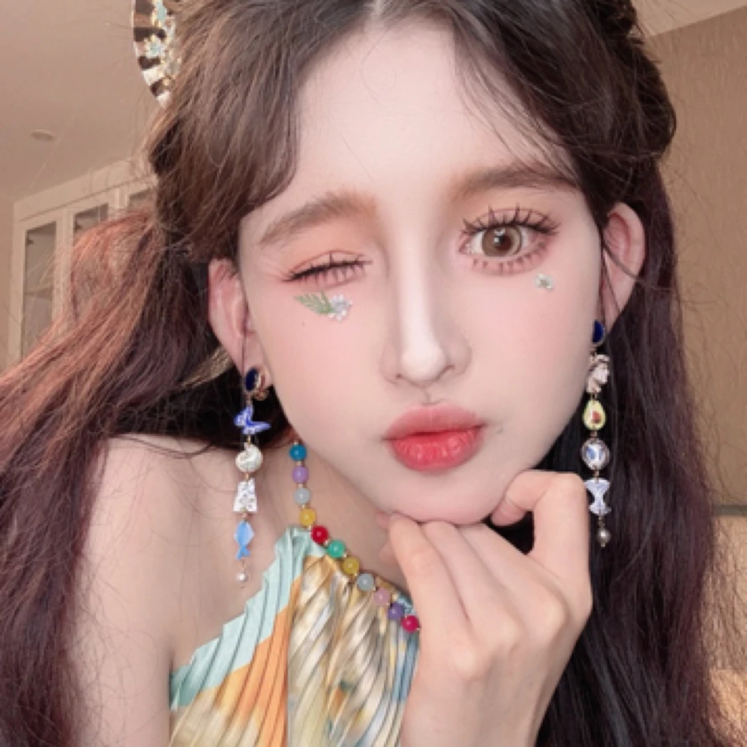 铜合金树脂耳饰 蝴蝶猎人复古耳链时尚小众欧美设计师