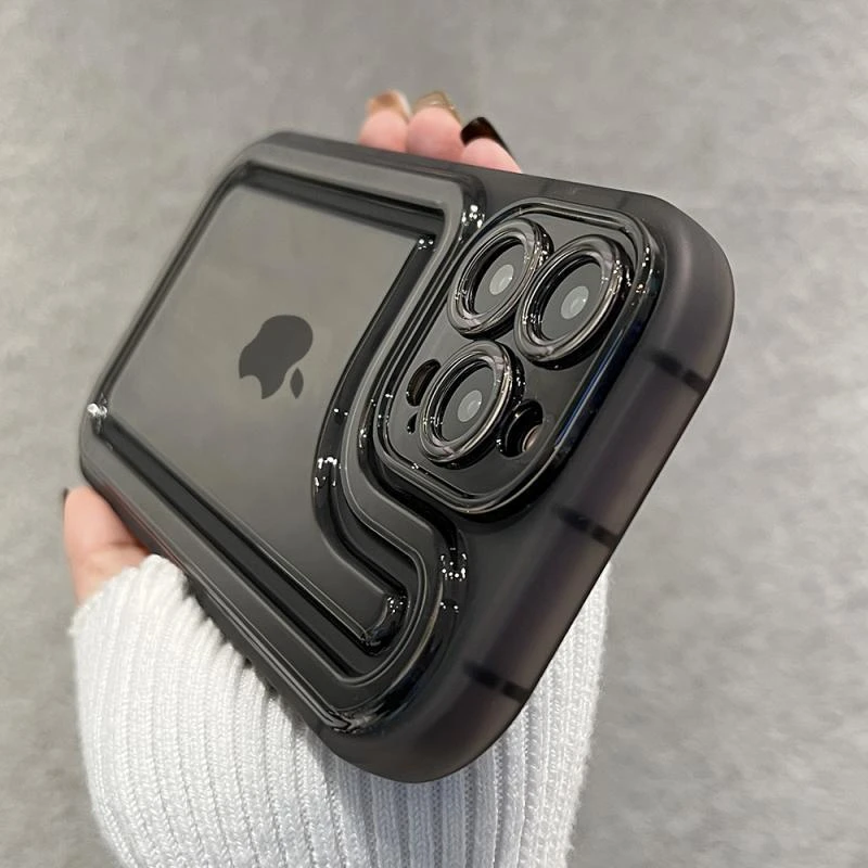 高级加厚气囊iPhon14Promax手机壳平果13透明防摔全包新款12软壳X