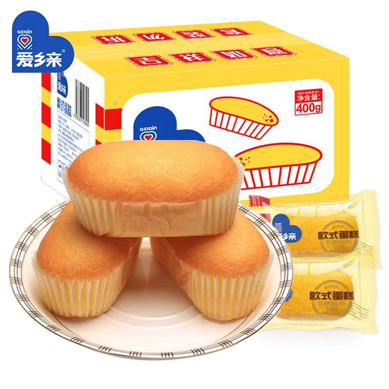 爱乡亲欧式蛋糕鸡蛋糕网红面包休闲早餐学生零食蛋糕点心早餐整箱