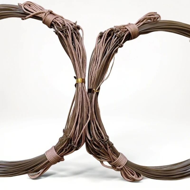 【拍三发五】户外枯草色鱼线尼龙线 新款纯手工编织 综色鱼线