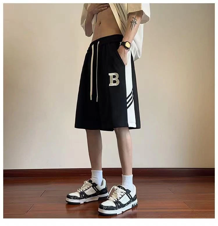 2025夏季青少年潮流短裤百搭宽松潮童男大童时尚休闲裤