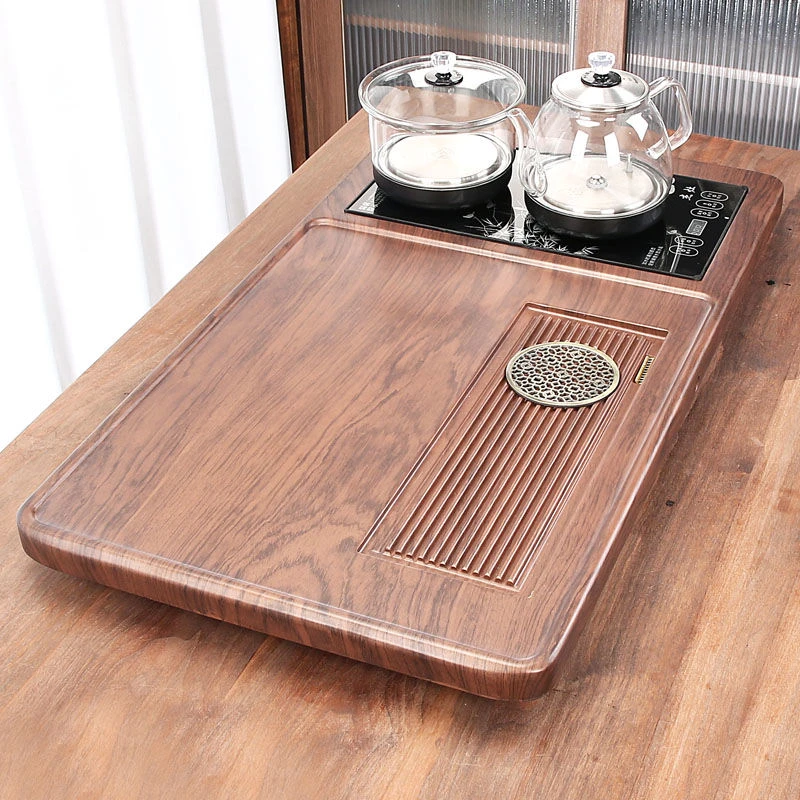 实木茶盘整块客厅全自动水壶一体茶具套装家用客厅泡茶功夫茶台