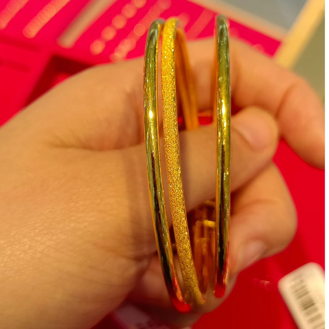 足金三生三世手镯