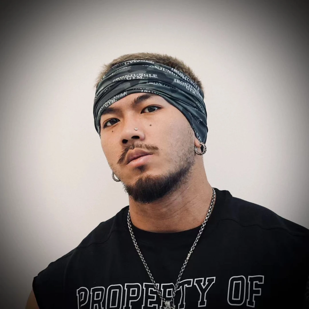 IRONJUNGLE GYM 机能凉感速干多功能运动头巾 多色迷彩美式复古