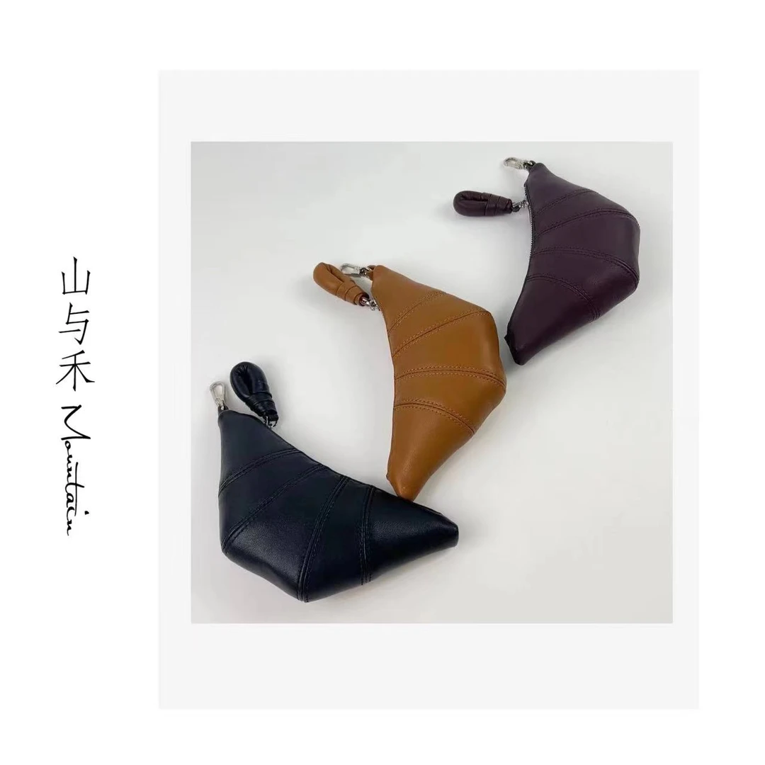 山与禾 「升级版小牛角 」挂脖零钱包卡包 SH3337