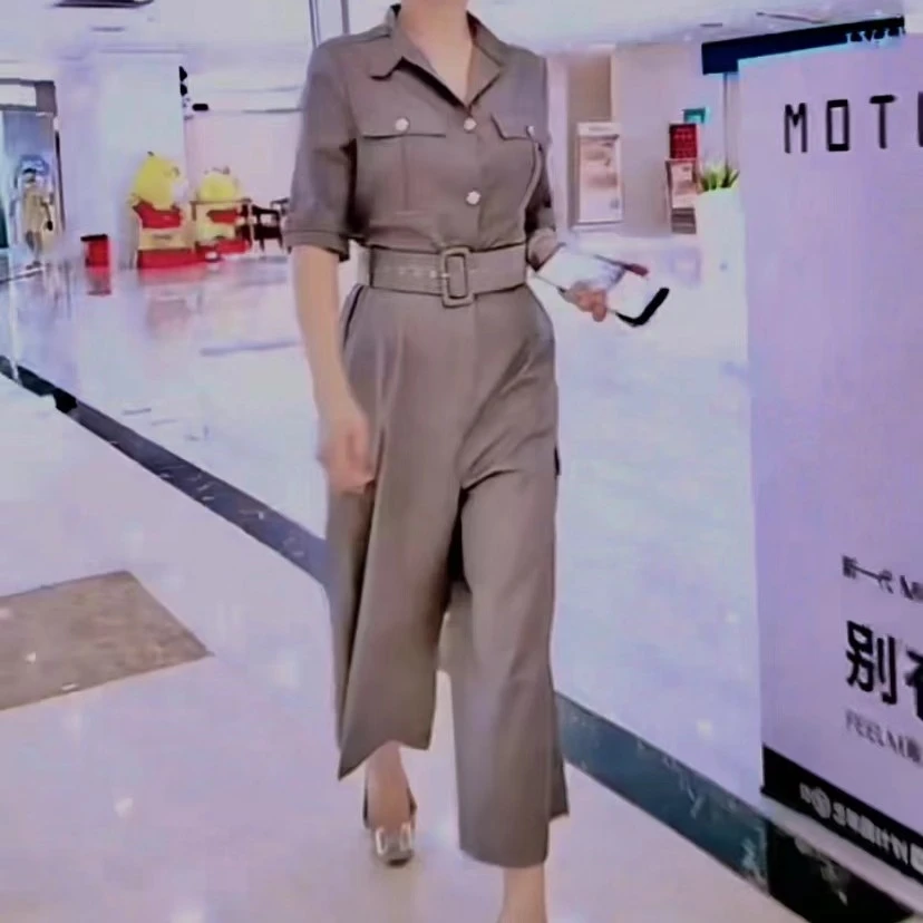 【舒童姐】 【洵美百货】春秋款气质连体裤