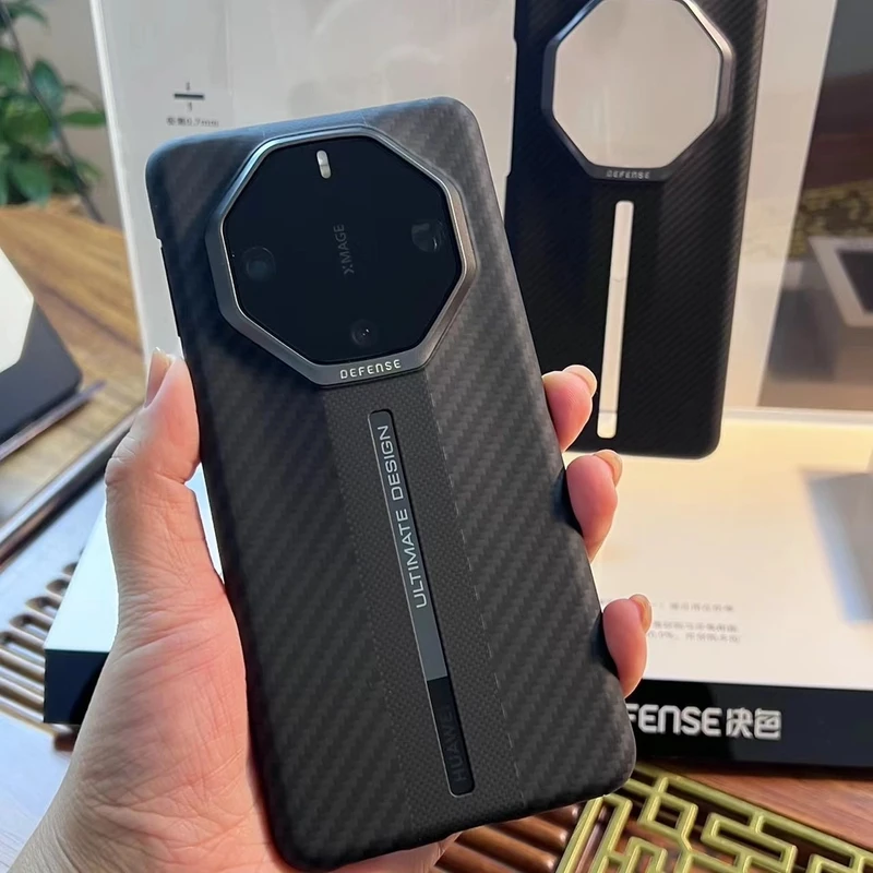 决色适用于华为mate60RS非凡大师凯夫拉超薄全包手机壳防指纹