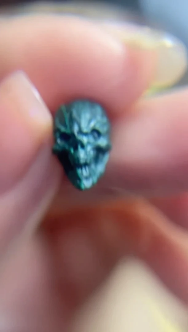 【闪购商品】孔雀石颈饰未镶嵌孔将臣竖30