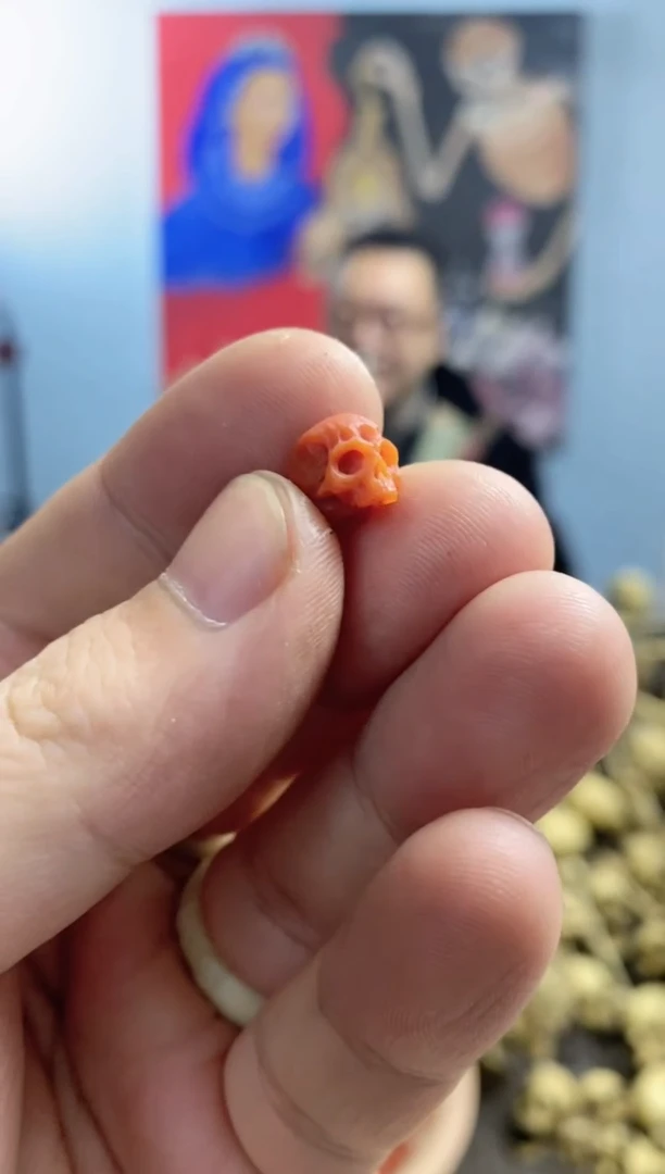 【闪购商品】南红玛瑙颈饰未镶嵌红三半竖26炸