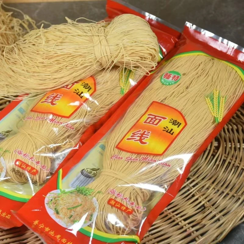 炒面嚼劲普宁潮汕特产正宗精选普宁咸面线客家挂面生日长寿面458g