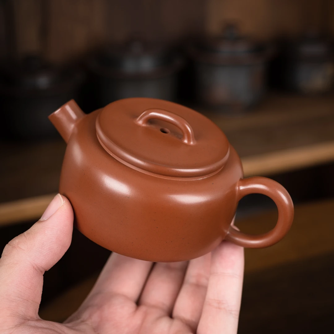岩茶小胖墩小钢炮德钟100毫升广西坭兴陶全手工茶具办公室