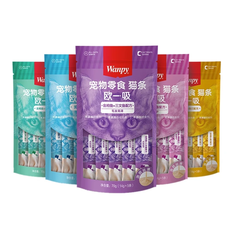 wanpy/顽皮猫条方便食用清新磷脂撸猫奖励美味品牌肉鸡易消化肉香