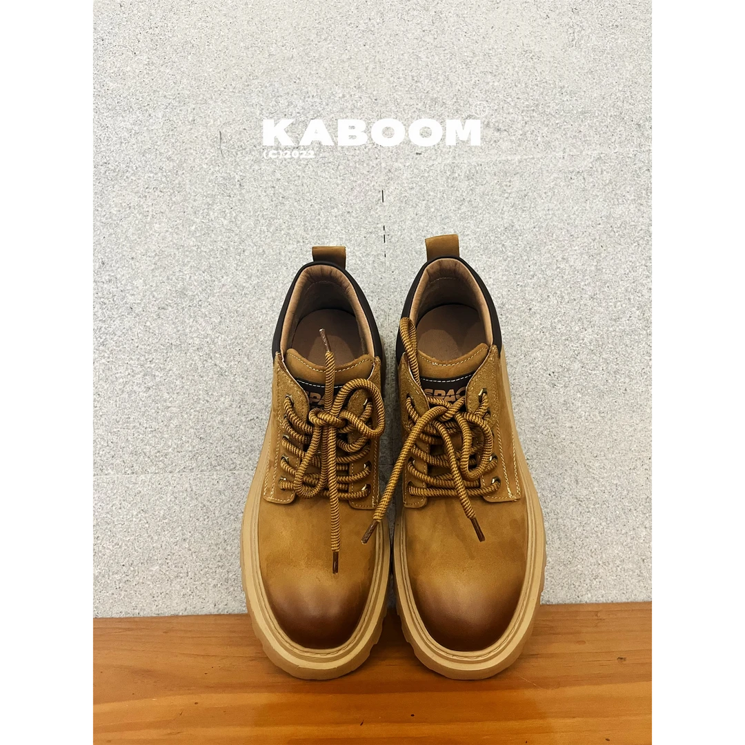 2024秋冬季新款牛皮马丁靴1822简单休闲百搭日常男