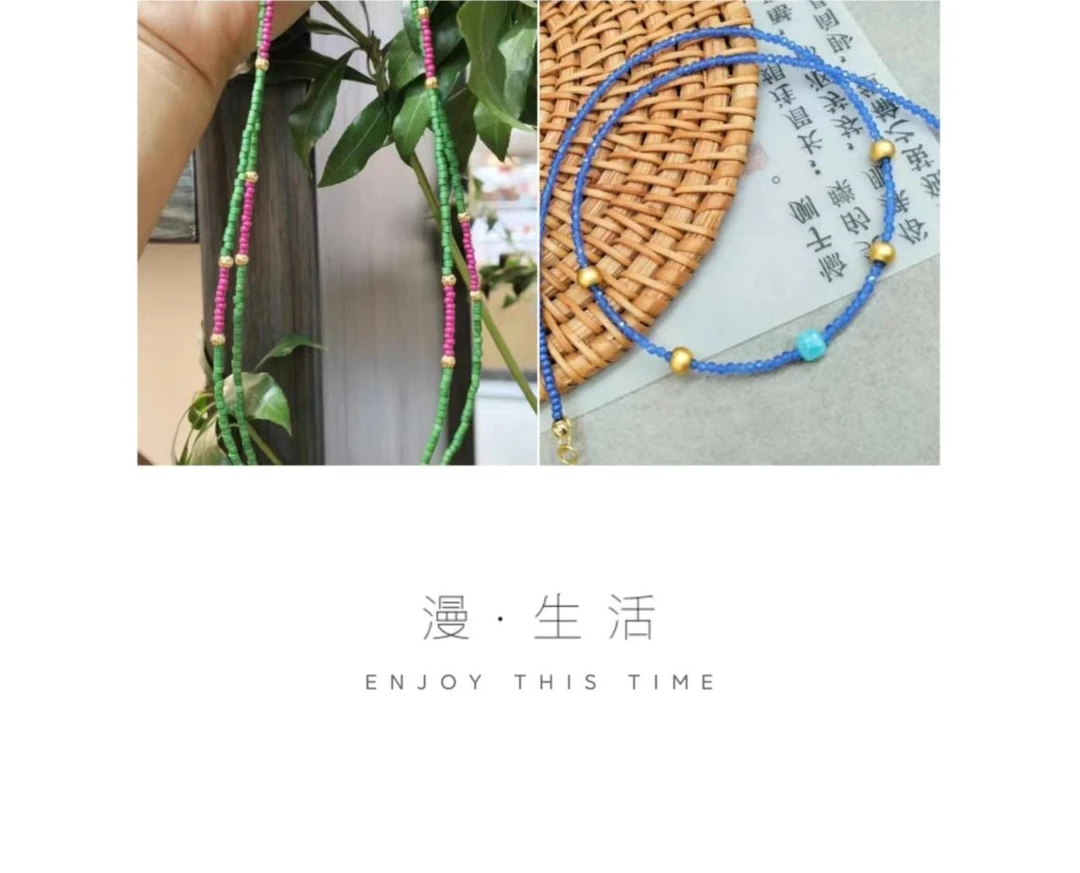 合金手链 (上新直播专用)设计款天然气质手工手串 时尚