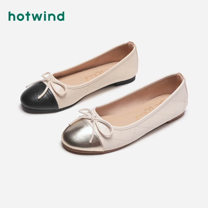 热风2024年春季新款女士时尚休闲鞋H07W4511