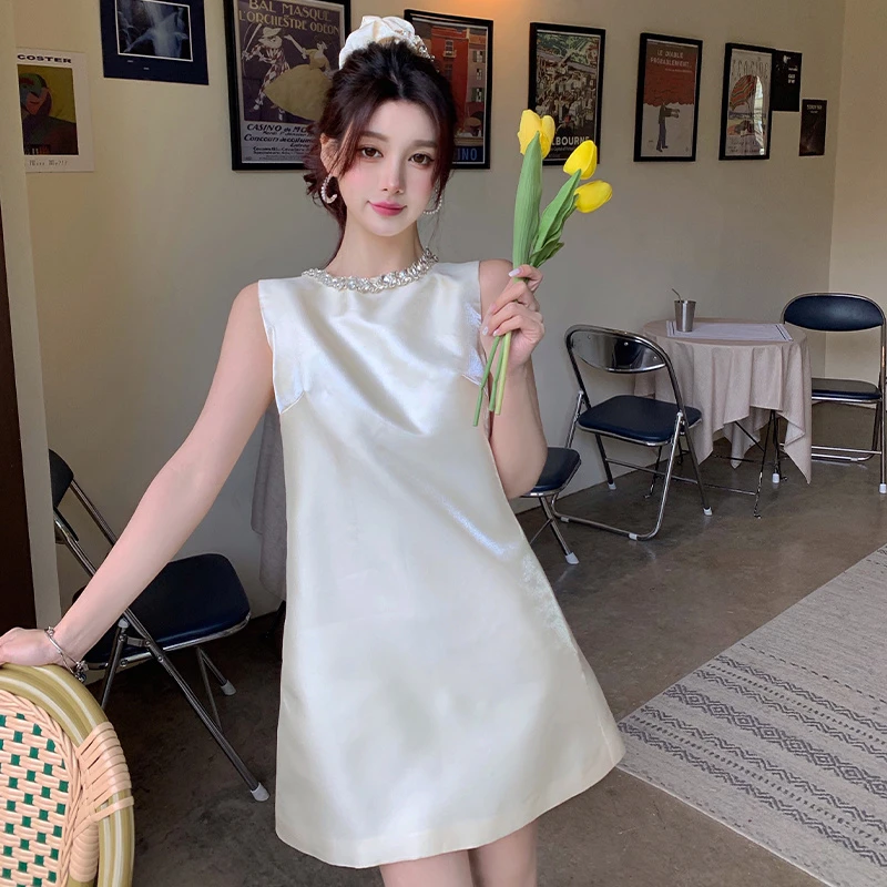 SUSAN LAZAR蝴蝶结水钻镂空露连衣裙设计感裙子SS2111DL013