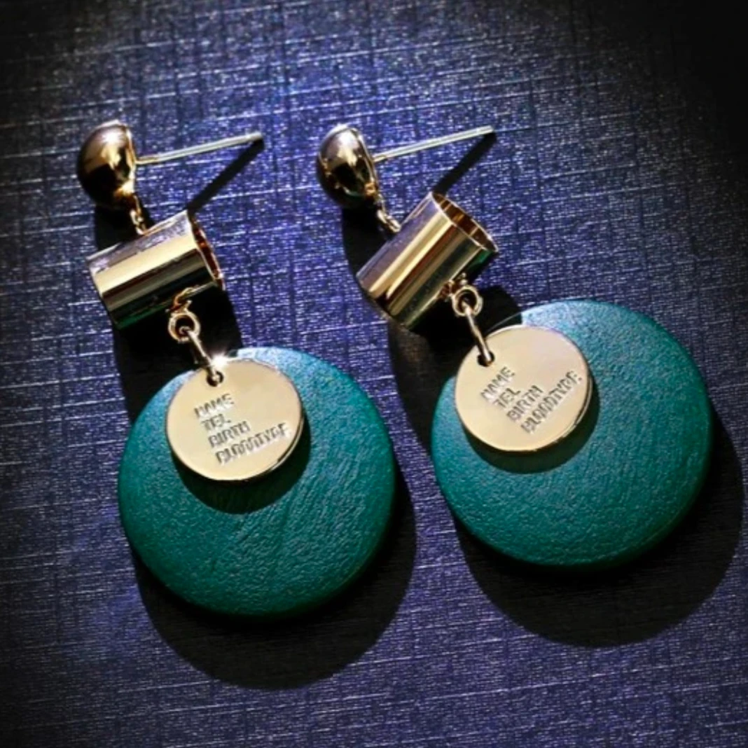 铜合金珐琅耳饰 131 欧美韩版时尚气质长款网红925银针耳钉