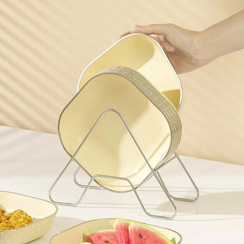 吐骨碟家用餐桌垃圾盘碟食品级吐骨头渣盘新款轻奢装鱼骨盘接骨碟