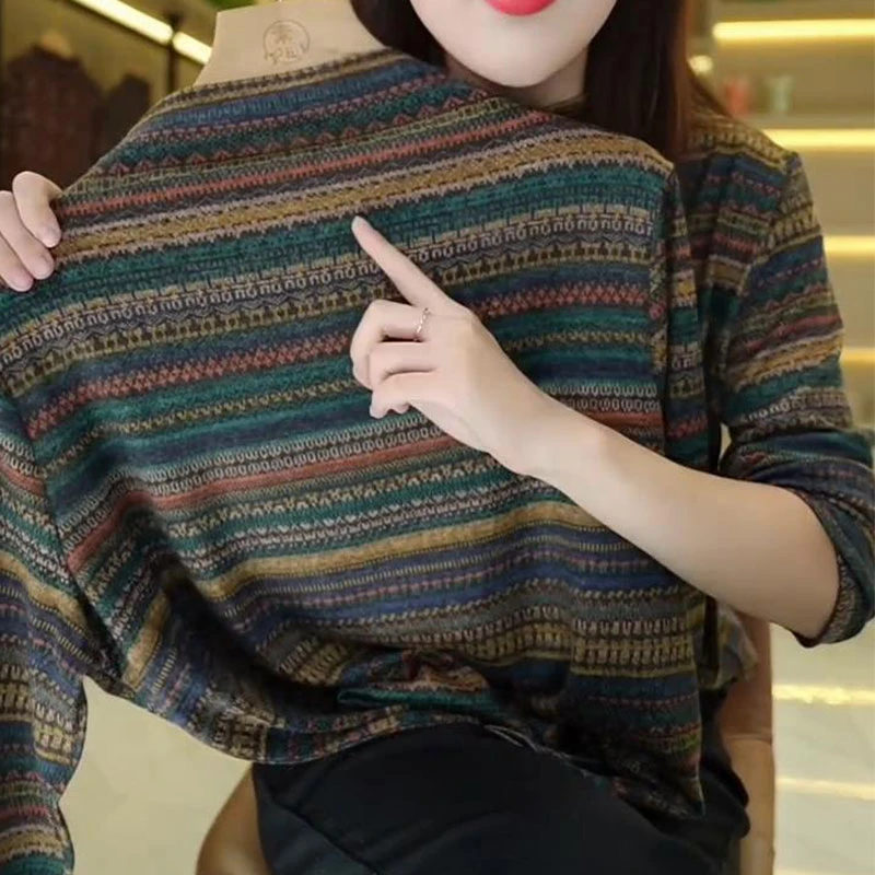 加厚爆款大码妈妈装双面澳绒自保暖气质修身显瘦长袖打底衫上衣