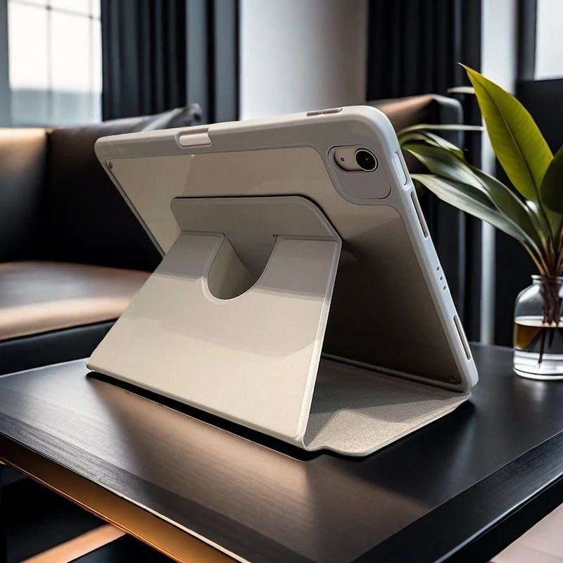 简约720旋转亚克力2024新款适用iPadAir6保护套Pro11防摔10.2防弯