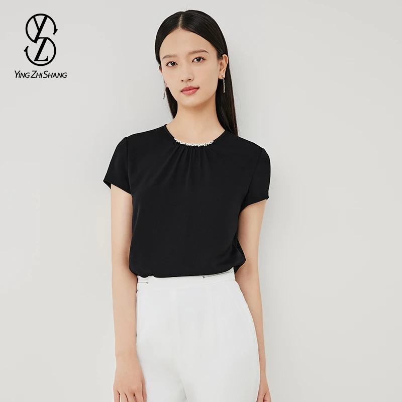 赢智尚星空黑小H型醋酸小衫ZD00689