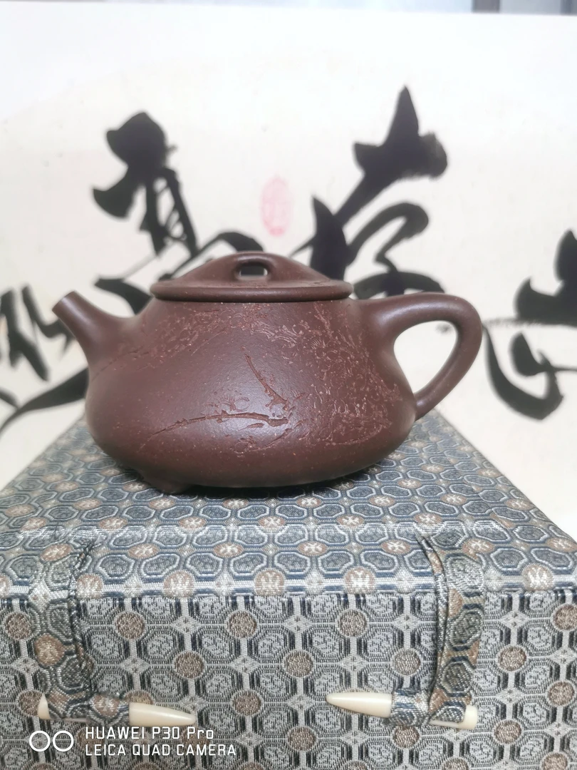 原矿黄龙山千禧紫泥全手工制作小容量景舟石瓢壶紫砂壶纯手工茶具