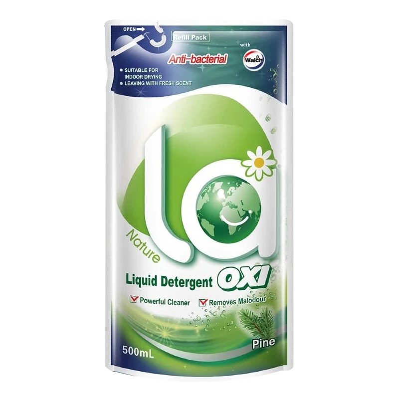 威露士松木袋装500mL补充液1袋洗衣液除菌la有氧持久留香洗护合一