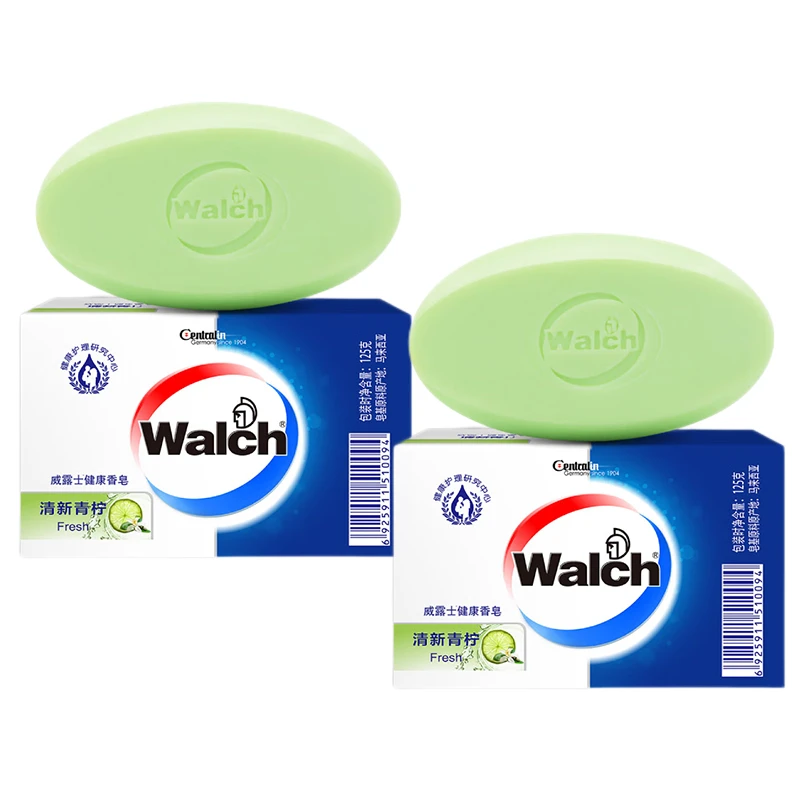 威露士健康香皂清新青柠2块家用沐浴洗手皂天然植物提取呵护舒适