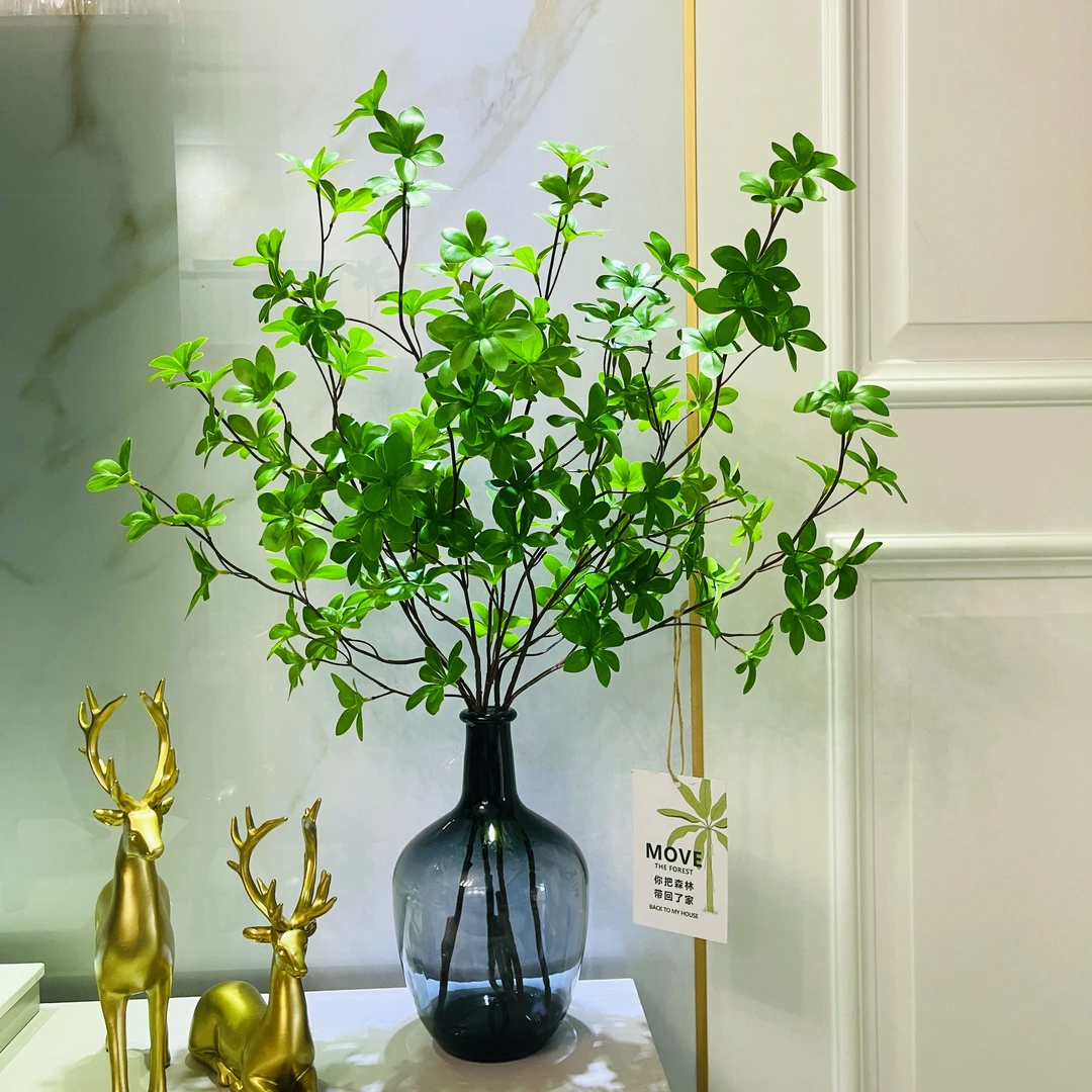 吊钟枝高端仿真绿植假花桌面摆件餐厅绿植物吊钟枝仿真绿植吊钟假