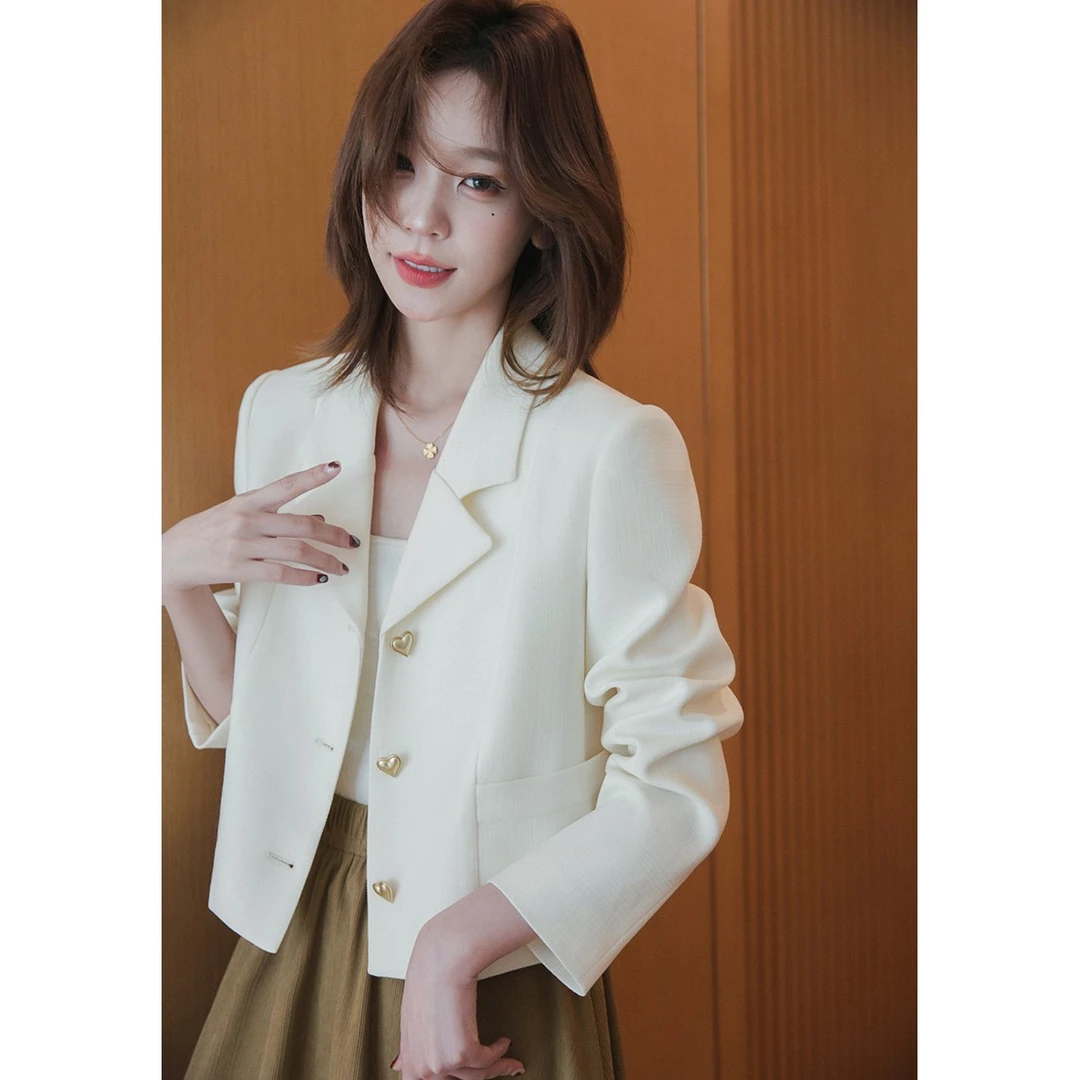 尚西装女小西服小香风韩版百搭短外套