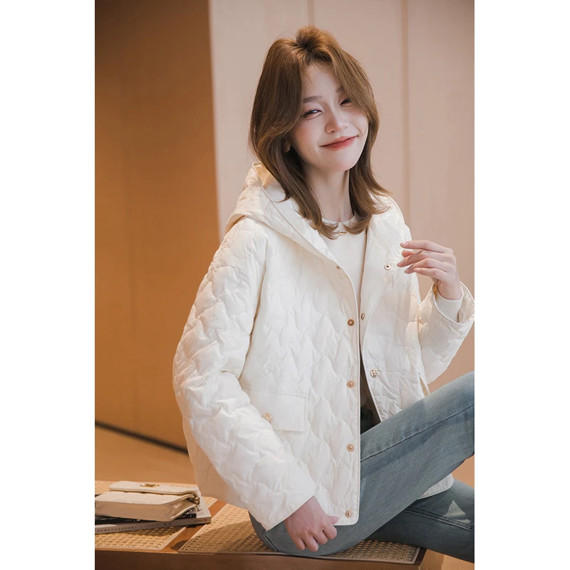 【年终大促】小谷粒羽绒服女士时尚百搭服装外套女秋款外穿时尚