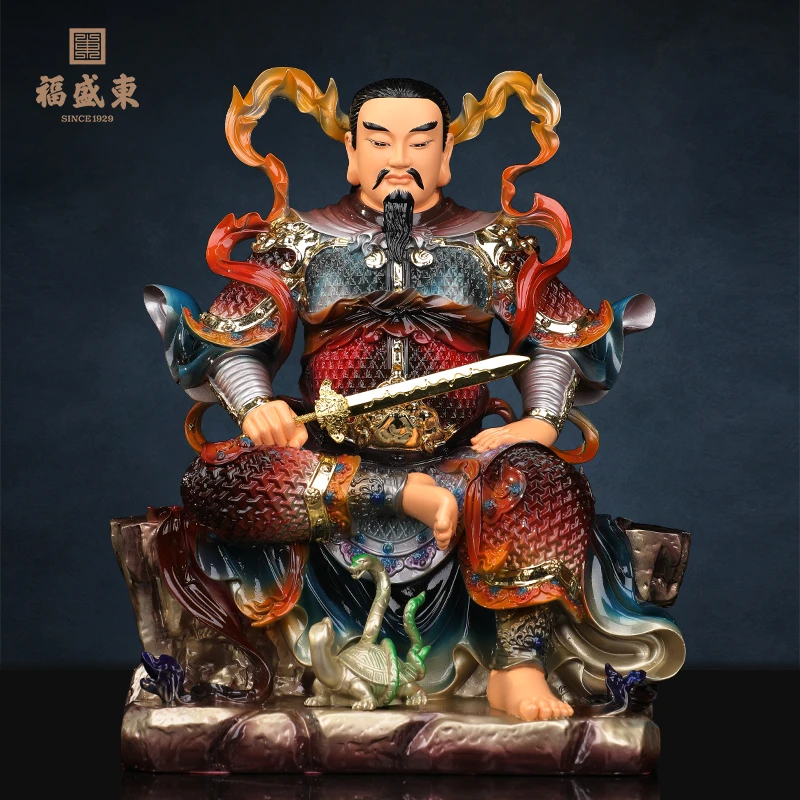 真武大帝树脂玄武大帝摆件佑圣真君玄天上帝摆件工艺品中式家用