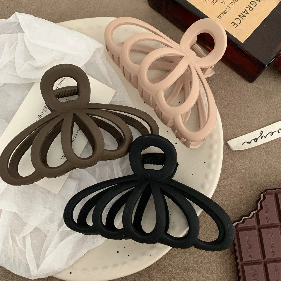抓夹女高级感鲨鱼夹子复古百搭发抓后脑勺盘发神器发夹发卡发饰新