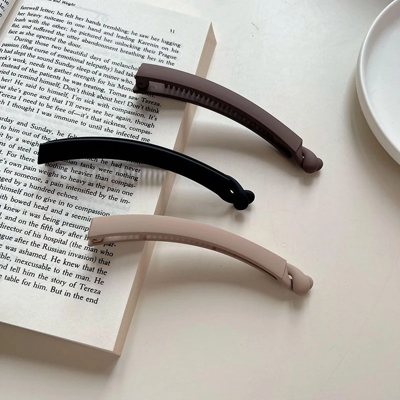 高端香蕉夹2023新款竖夹高马尾夹子后脑勺无痕大号发夹女百搭发饰