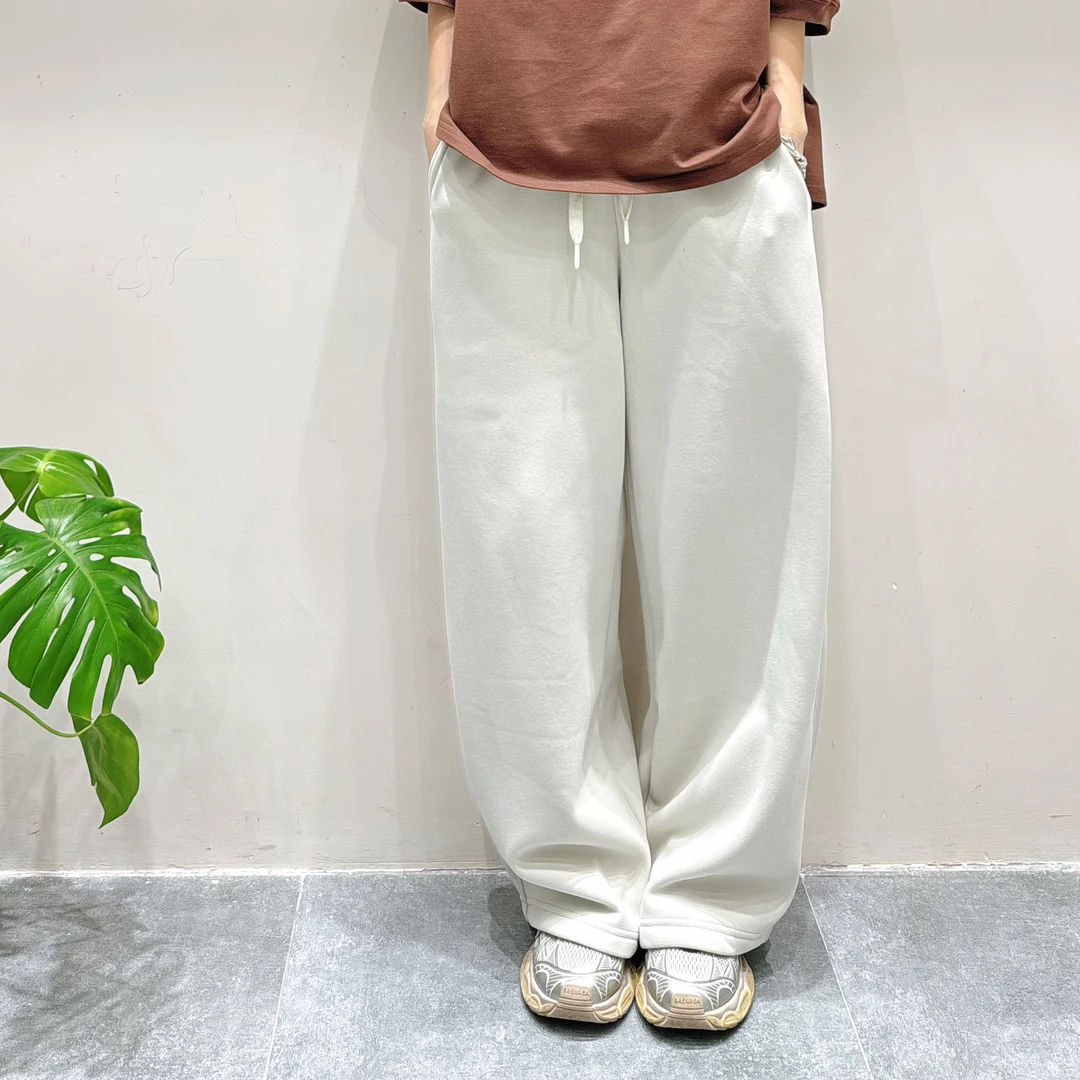 喜悦出品｜佛洛依德｜加绒加绒阔腿直筒卫裤
