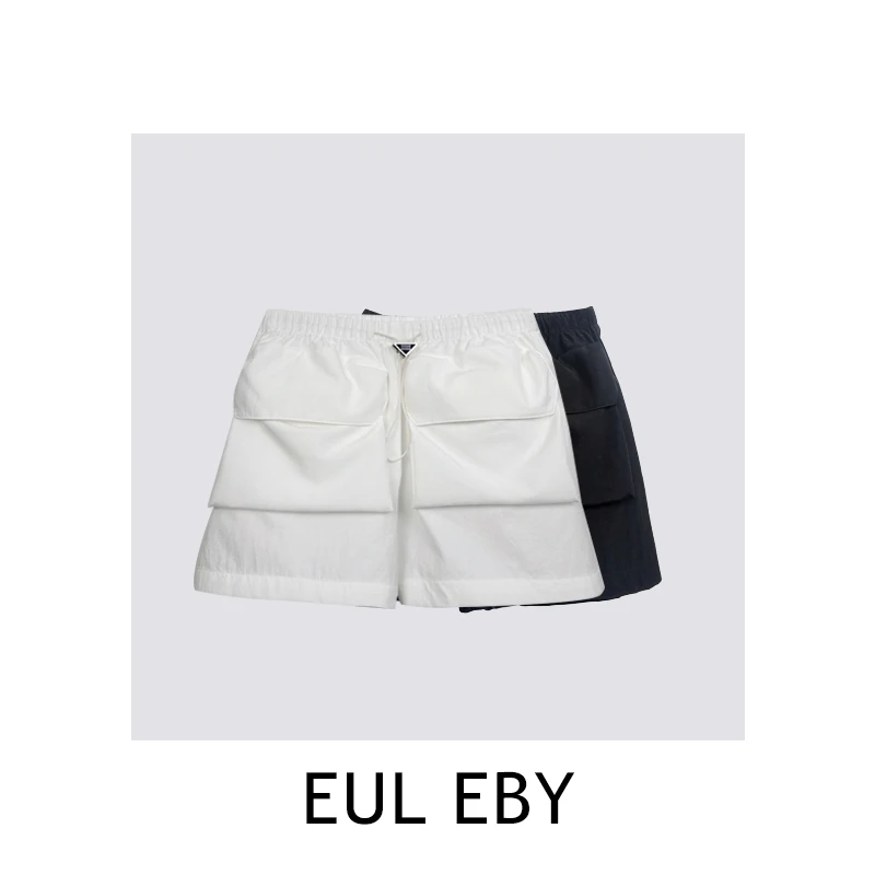 【清】松紧腰工装裤短裤101297#