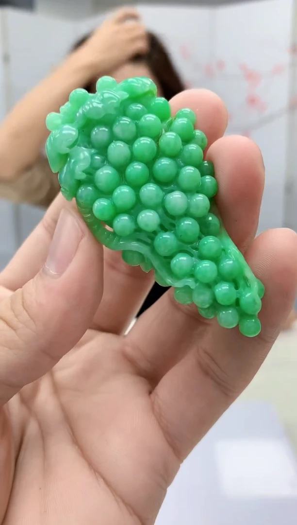 【闪购商品】定制翡翠未镶嵌4829bb-毛货挂件78