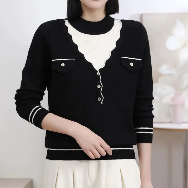 6177-2#新款女装时尚上衣