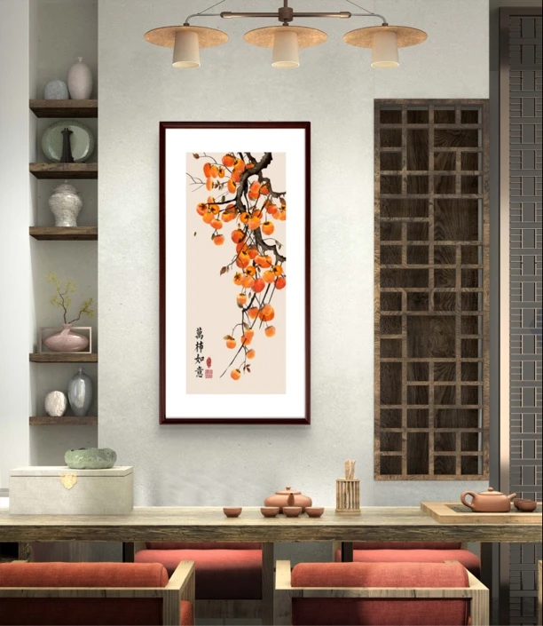 【万事如意】茶室客厅书房室内装饰挂画